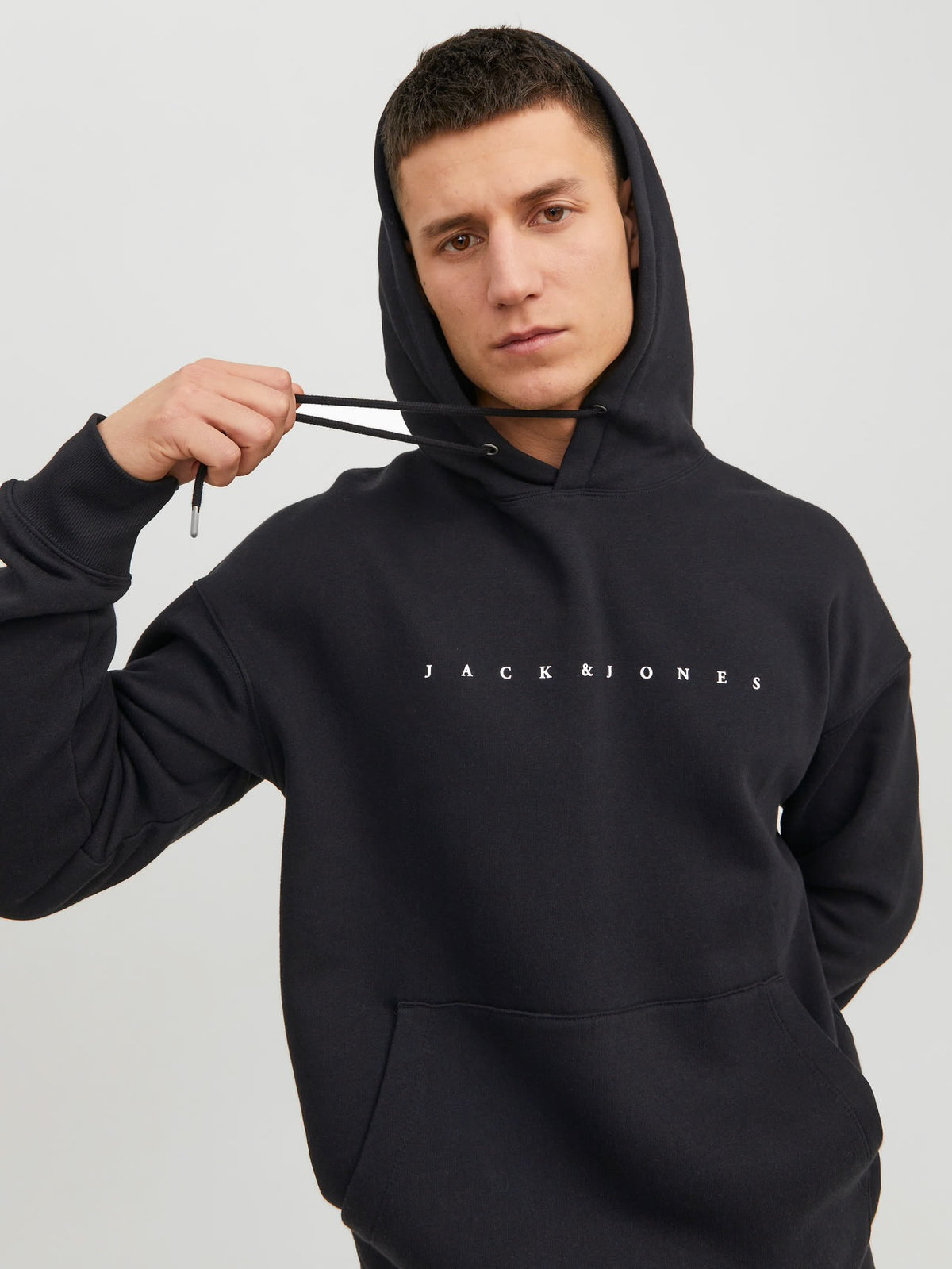 FELPA CON CAPPUCCIO CON LOGO JACK&JONES