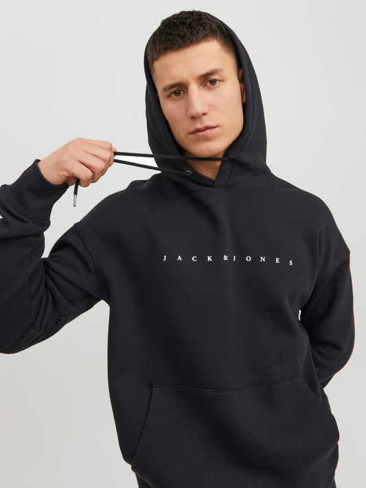FELPA CON CAPPUCCIO CON LOGO JACK&JONES