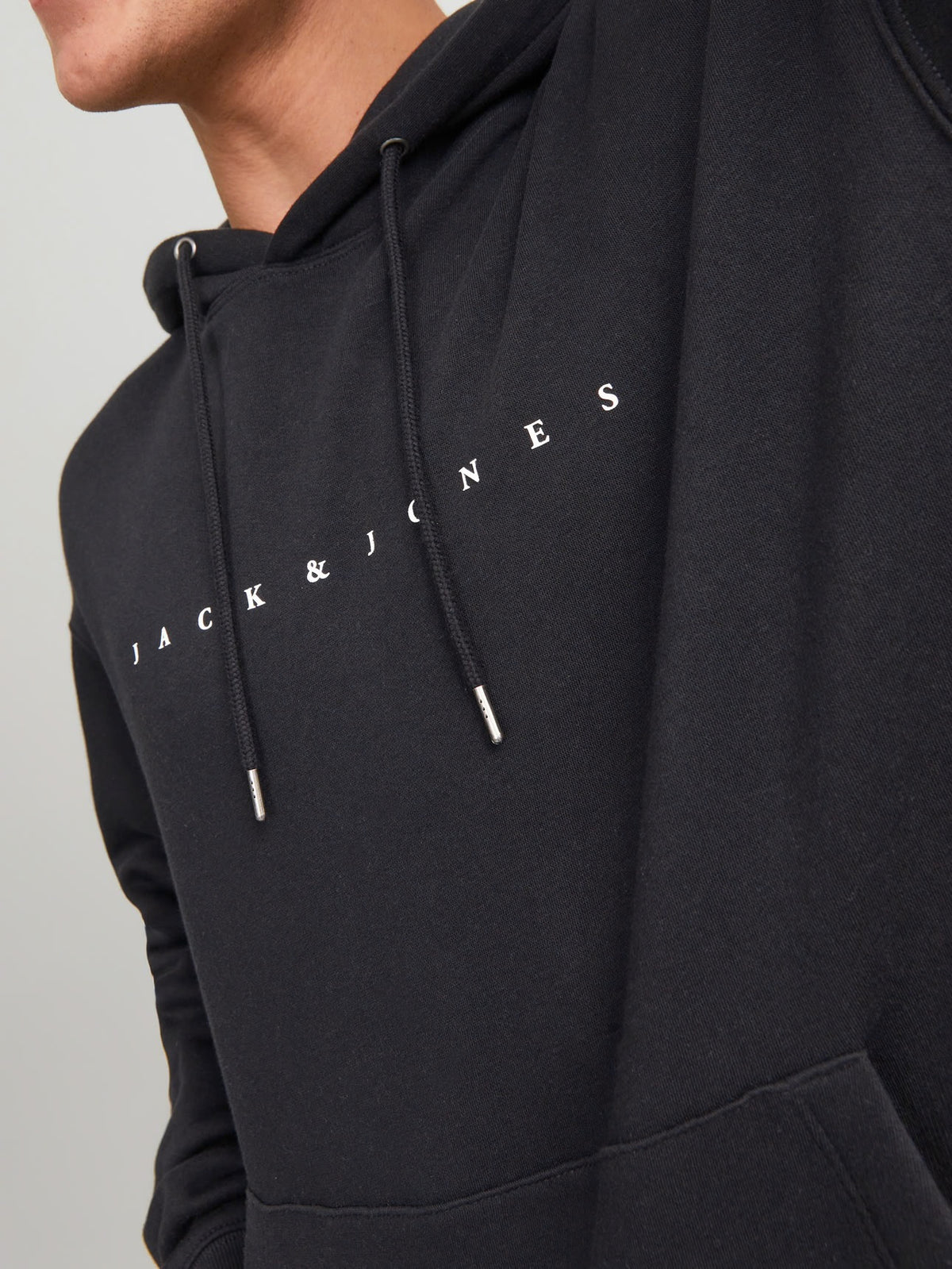 FELPA CON CAPPUCCIO CON LOGO JACK&JONES