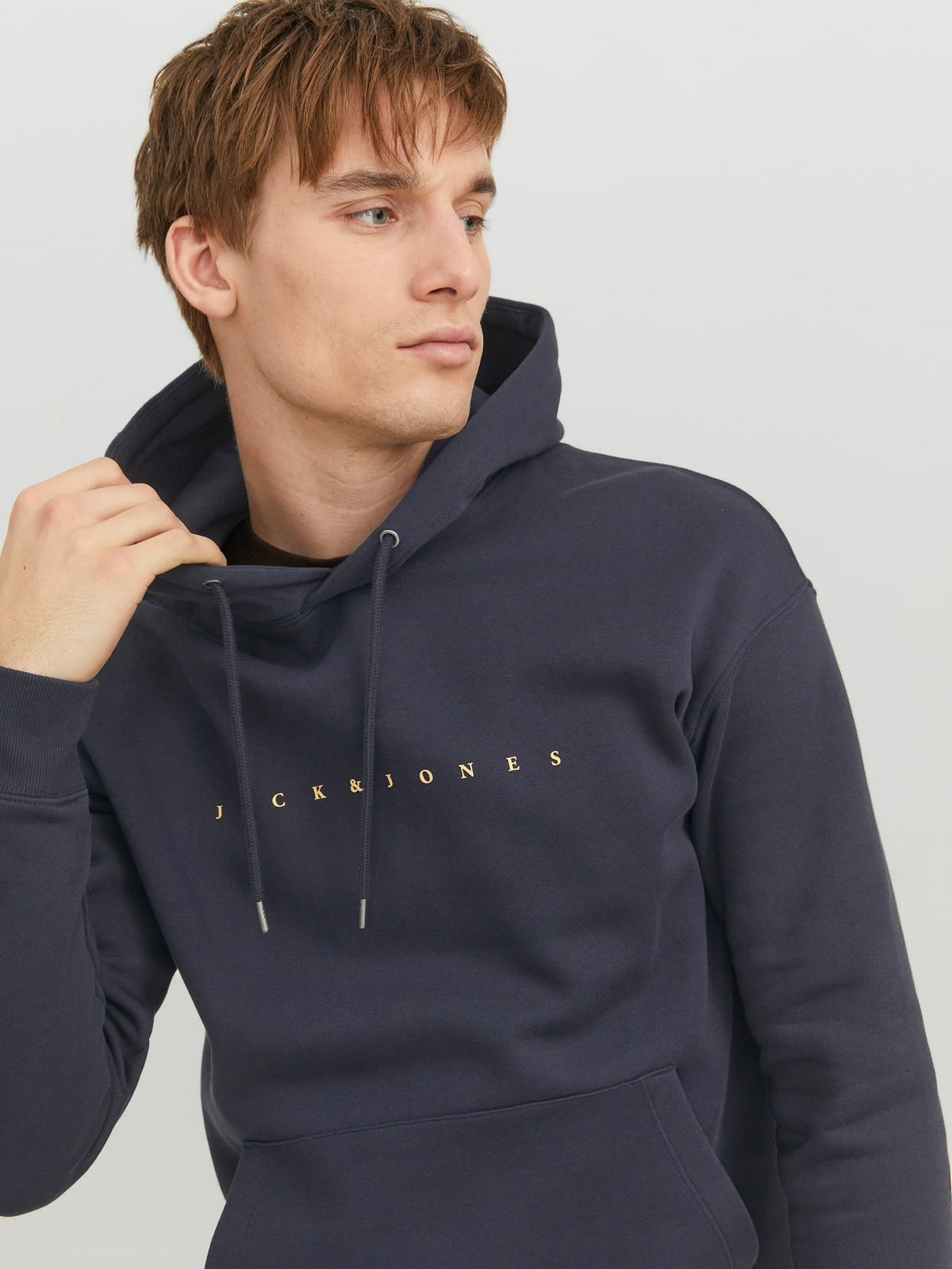 FELPA CON CAPPUCCIO CON LOGO JACK&JONES