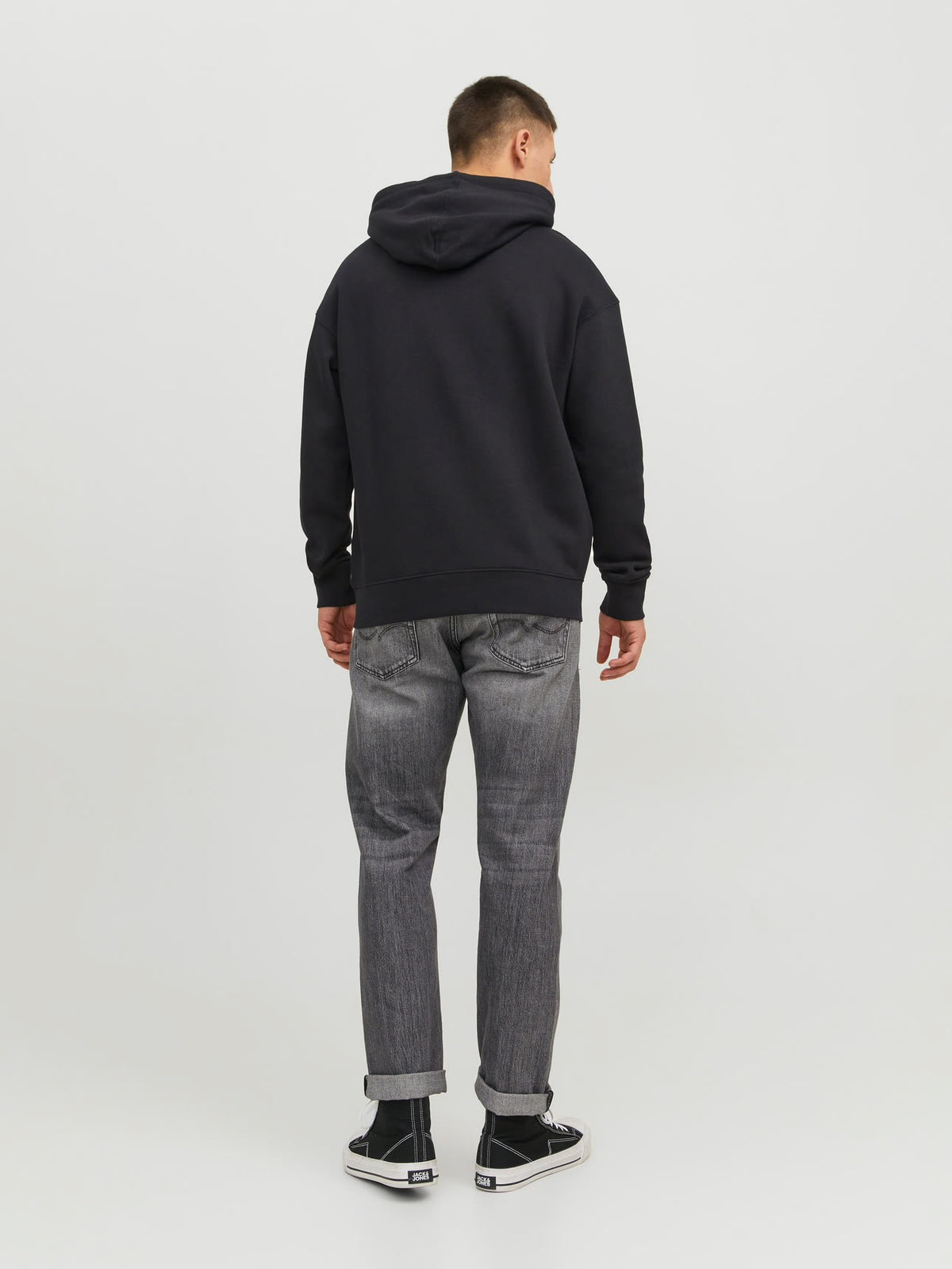 FELPA CON CAPPUCCIO CON LOGO JACK&JONES