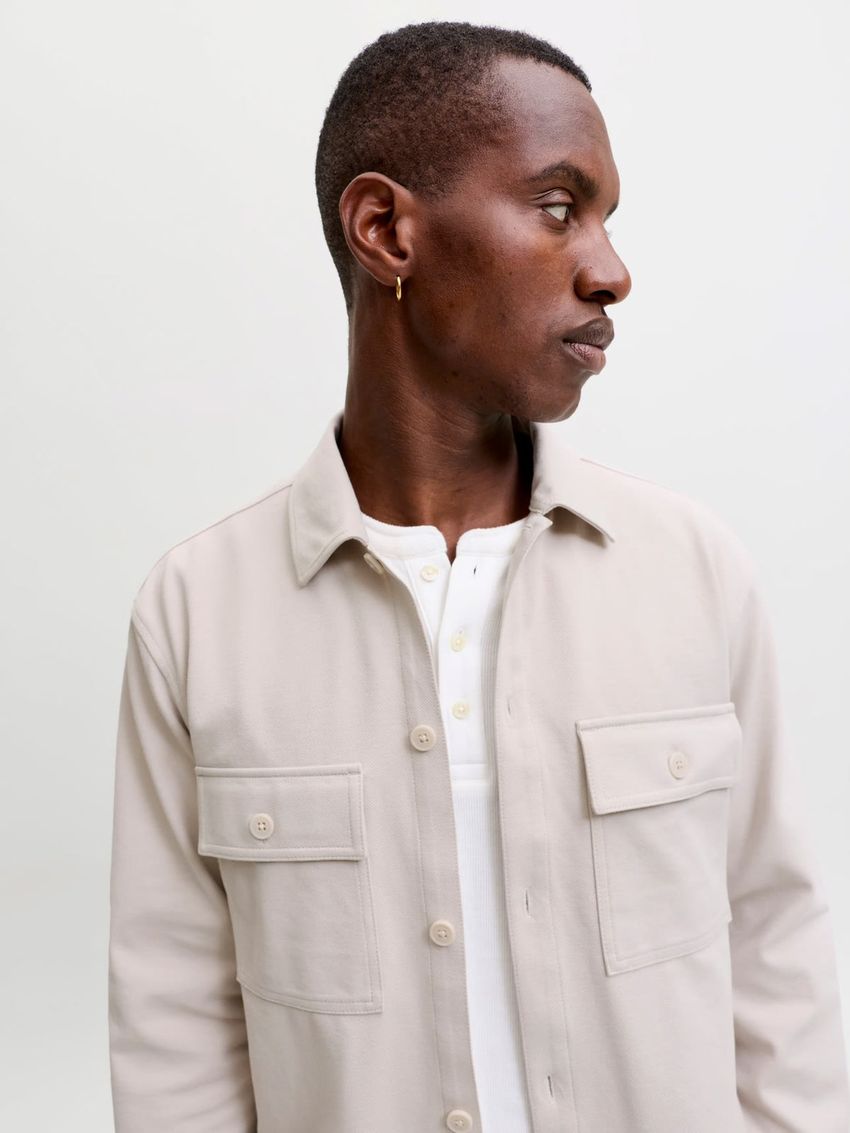 GIACCA CAMICIA RELAXED FIT MOONBEAM