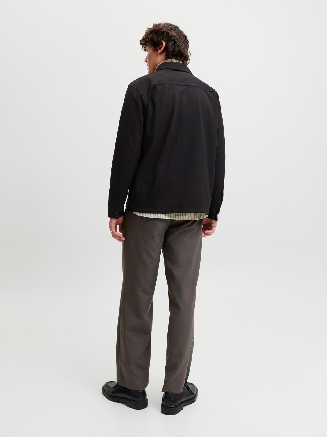 GIACCA CAMICIA RELAXED FIT BLACK