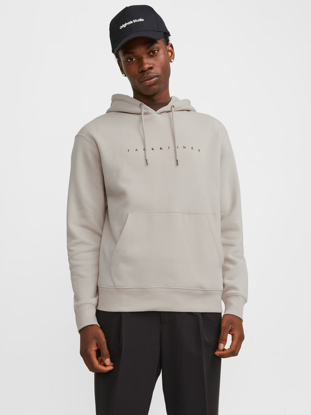 FELPA CON CAPPUCCIO CON LOGO JACK&JONES