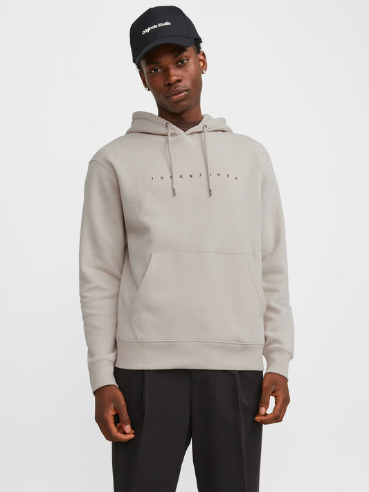 FELPA CON CAPPUCCIO CON LOGO JACK&JONES