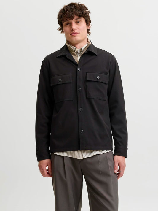 GIACCA CAMICIA RELAXED FIT BLACK