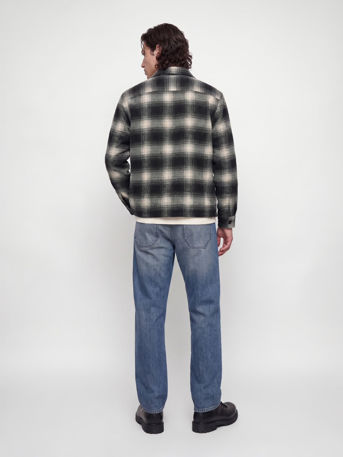 GIACCA CAMICIA RELAXED FIT ASPHALT
